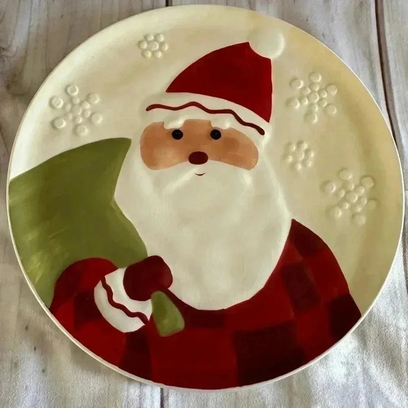 Hallmark Santa Plate - Picture 1 of 4